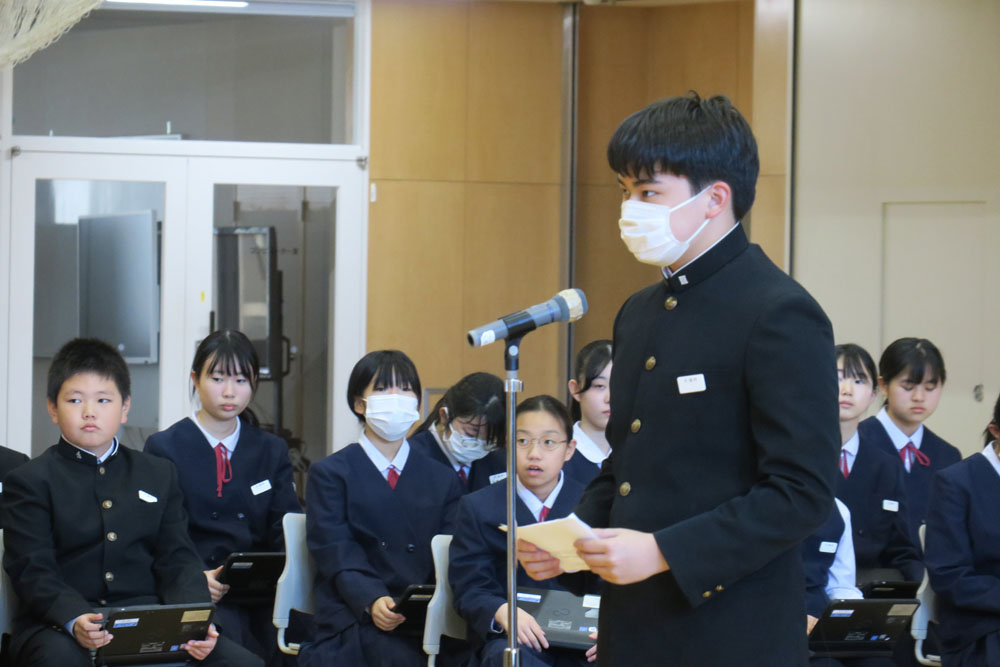 後期生徒総会の様子8